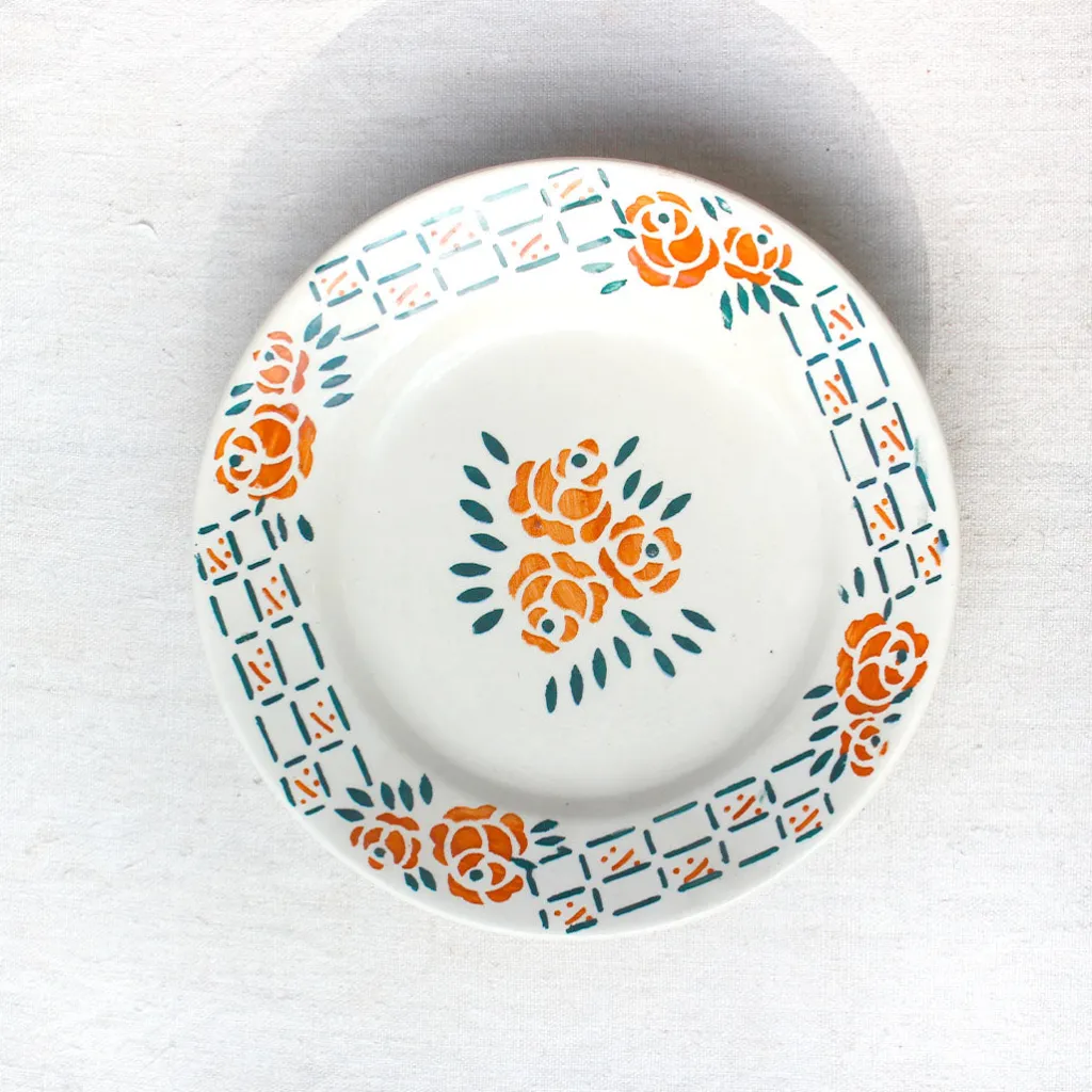 Maison Cuilleret Assiette sur pied art déco