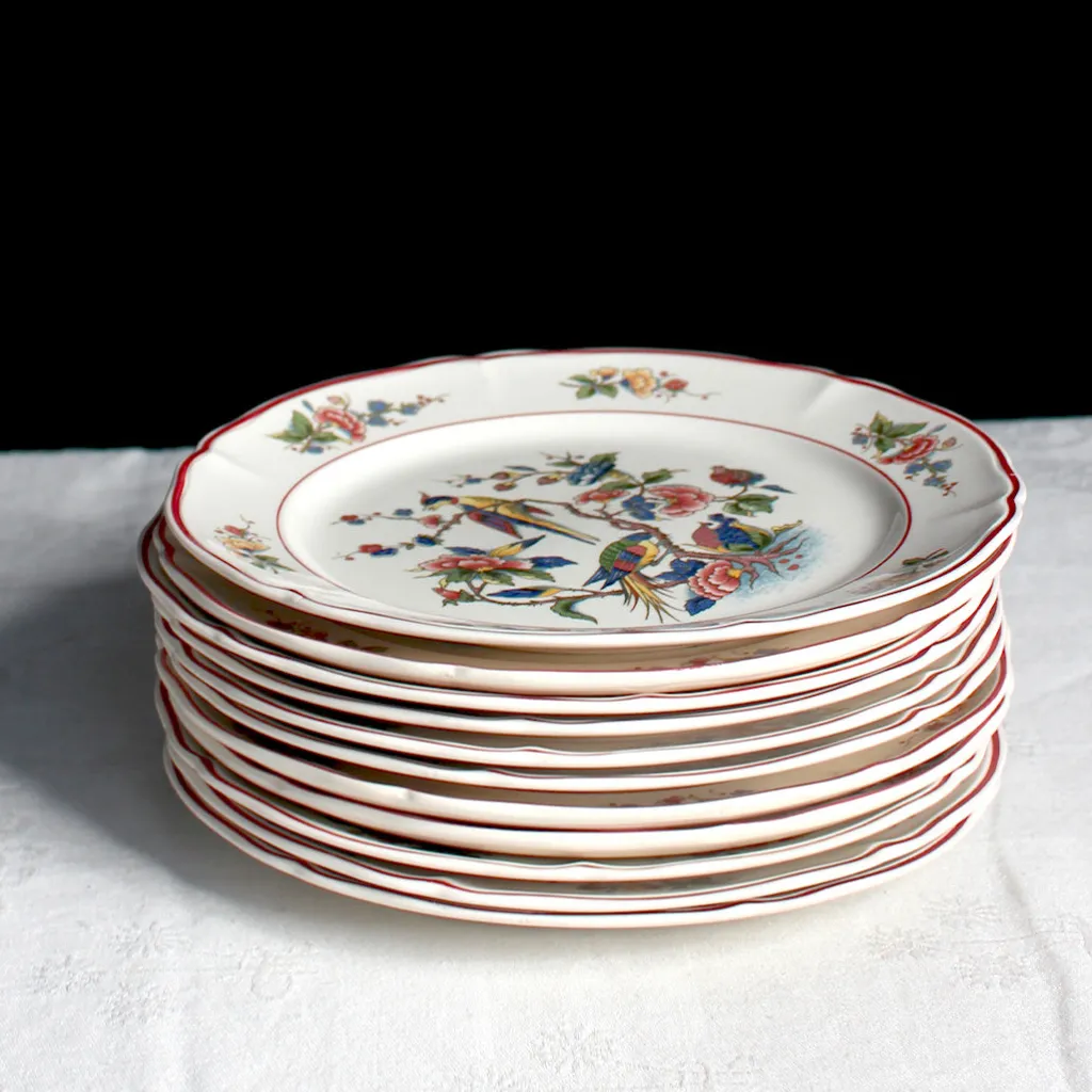 Villeroy & Boch Assiettes anciennes au phoenix