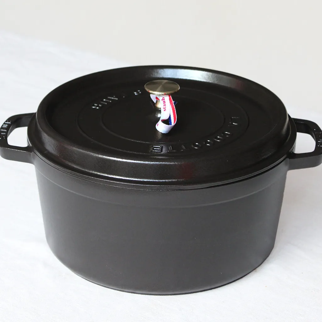 Staub Cocotte ronde en fonte noire