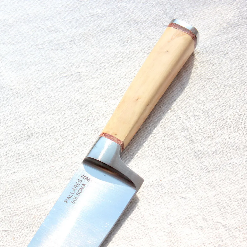 Pallares Solsona Couteau de chef avec manche en buis