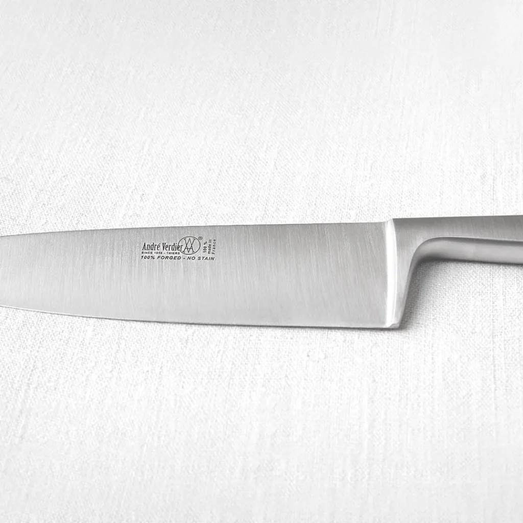 André Verdier Couteau de chef en inox forgé monobloc