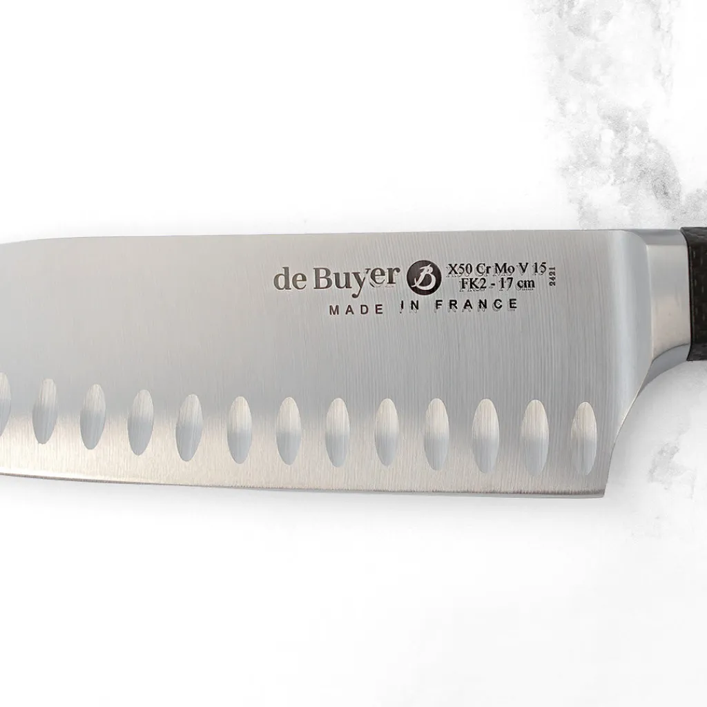 De Buyer Couteau japonais Santoku 17cm