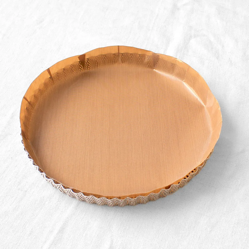 De Buyer Moule à tarte en inox micro-perforé à fond amovible