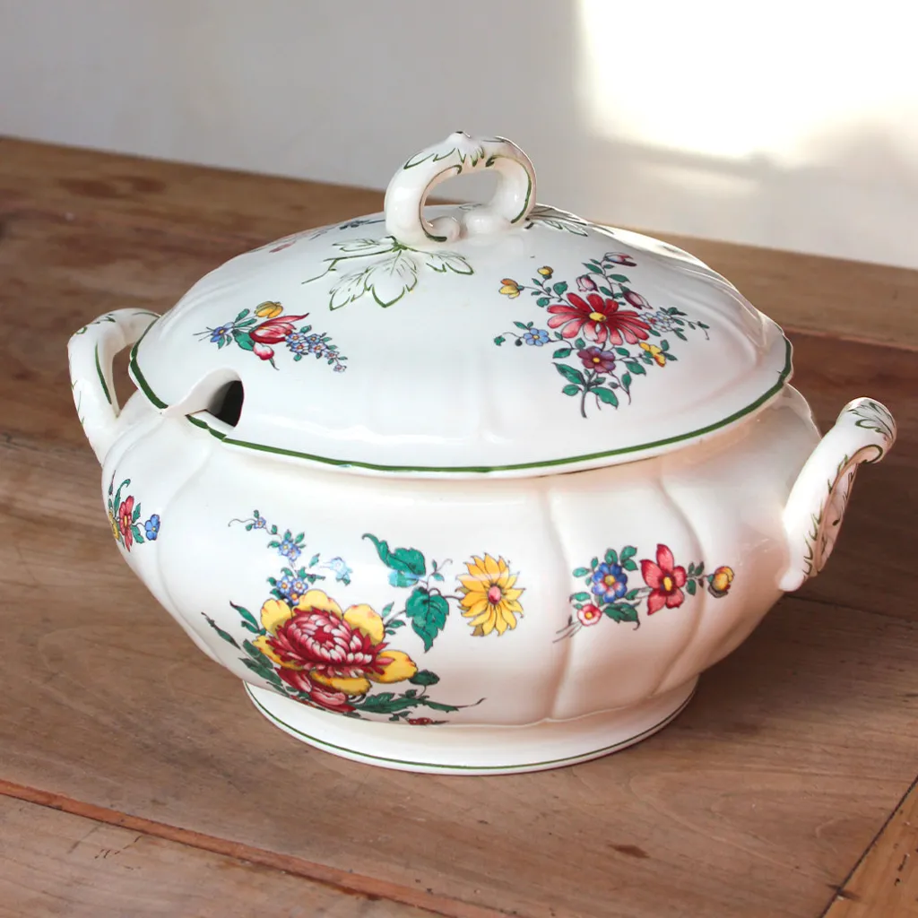 Villeroy & Boch Soupière aux bouquets de fleurs