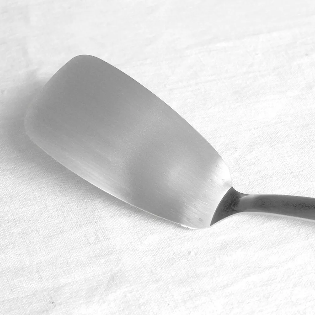 Triangle Spatule ultra-souple en inox brossé